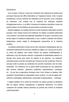 L'activité biologique de l'huile de menthe de la région de Ghardaia