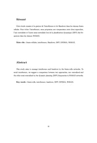 Resolution du probleme d'interference dans les reseaux femtocells