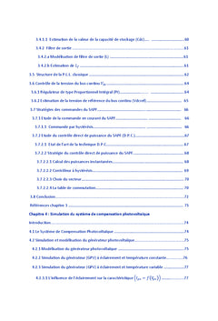 Filtrage actif et controle de puissances pour des systemes PV
