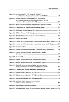 Filtrage actif et controle de puissances pour des systemes PV