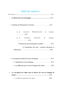 Les regles du langage chez Searle