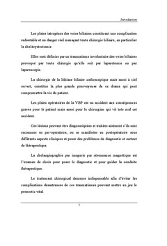 Les plaies iatrogènes de la voie biliaire principale