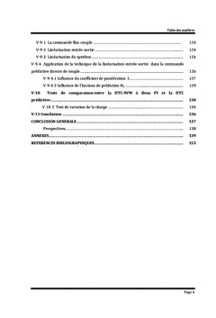 Contribution de la commande predictive directe du couple de la MI