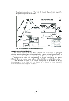 Les sources thermales du Maroc Septentrional