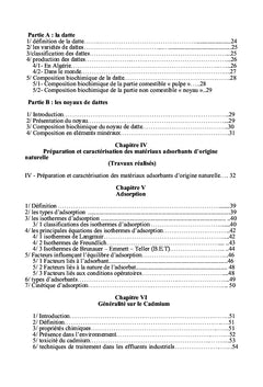 Adsorption des métaux lourds par l'utilisation des adsorbants naturels