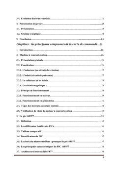 Etude et realisation d'un bras manipulateur commande A base de PIC
