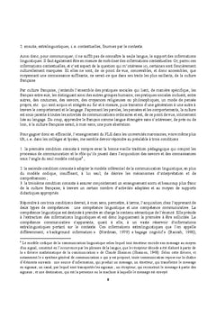Langues, representations et identites