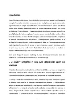 Le concept d'orientation client de l'employe : origines et mesures