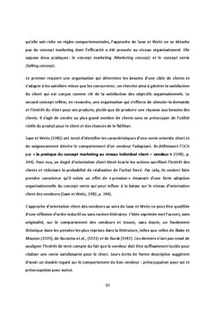 Le concept d'orientation client de l'employe : origines et mesures