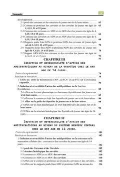 Effets des antithyroïdiens sur la fonction thyroïdienne chez le rat