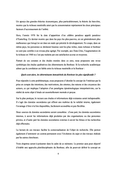 Analyse des déterminants du bonheur