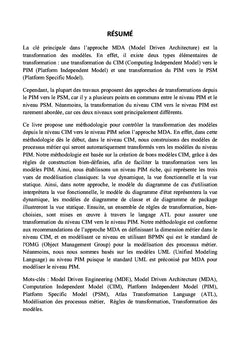 Transformation des modeles depuis CIM vers PIM dans MDA