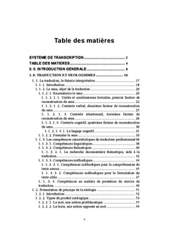 Traduction et neologismes