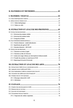 Analyse Proteomique de la reponse de Vitis vinifera au strèss salin