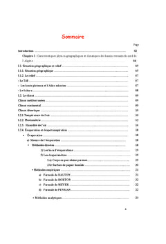 La repartition frequentielle et annuelle des debits des cours d'eau