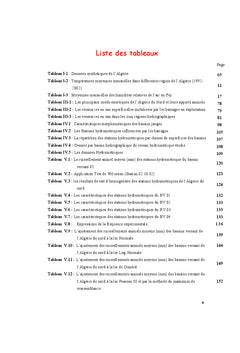 La repartition frequentielle et annuelle des debits des cours d'eau