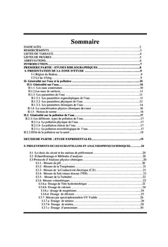 Etude de la Qualite physico-chimique des eaux du lac d'Aleg