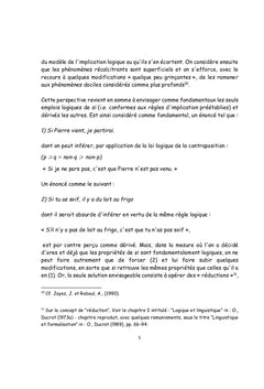 Donc : entre pretention logiciste et realite discursive