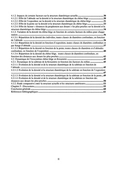 La suberaie tunisienne