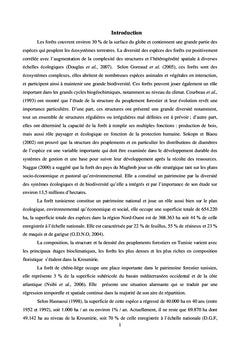 La suberaie tunisienne