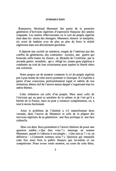 MOULOUD MAMMERI "De la légende à l'histoire "