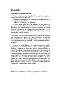 MOULOUD MAMMERI "De la légende à l'histoire "