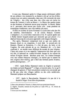 MOULOUD MAMMERI "De la légende à l'histoire "