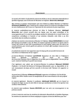 Validation analytique de méthodes de dosage de l'ornidazole et du paracétamol