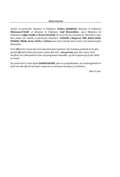 Validation analytique de méthodes de dosage de l'ornidazole et du paracétamol