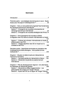 Strategies des firmes, capital humain et attractivite du Maroc