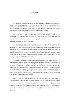 Les Réseaux Bayésiens pour l'estimation de la Fiabilité des systèmes