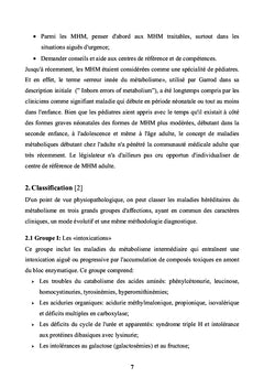 Biochimie des maladies metaboliques hereditaires en Tunisie