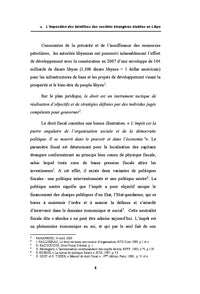 L'imposition des benefices des societes etrangeres etablies en Libye
