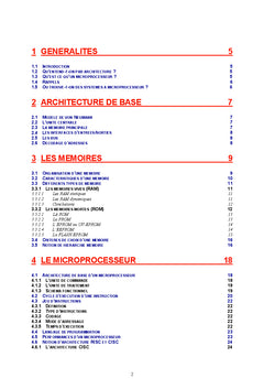 Architecture des Ordinateurs