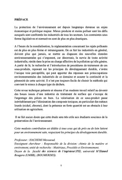 Recuperation et valorisation d'une boue industrielle