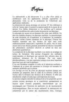 Introduction à la physique nucléaire