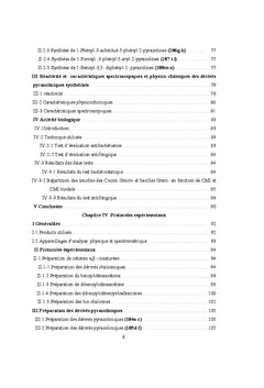 Composition de quelques pyrazolines