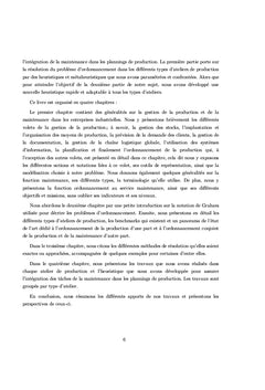 Ordonnancement de la production et de la maintenance