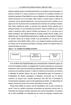 La conduite de la politique monetaire: efficacite et defis