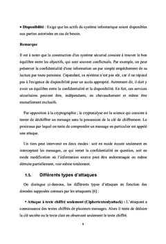 La cryptographie basee chaos : Application aux donnees images