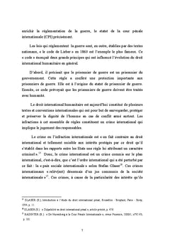 Les crimes de guerre