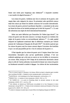 Les crimes de guerre