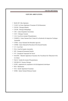 Evaluation des coUts financiers des accidents de la circulation