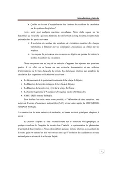 Evaluation des coUts financiers des accidents de la circulation