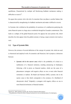 The models of measure of systemic risk