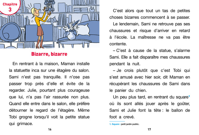 Sami et Julie Roman CE2 - La statuette maléfique