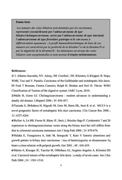 Radiothérapie et chimiothérapie des carcinomes biliaires