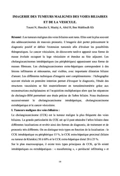 Radiothérapie et chimiothérapie des carcinomes biliaires