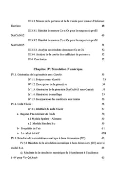 Effets de l'épaisseur des pales de l'éolienne DARRIEUS