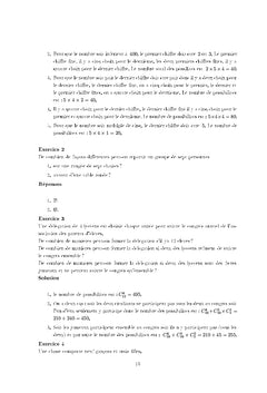 Probabilités statistique exercices corrigés avec résumés des cours